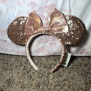 ORIGINAL ROSE GOLD EARS AUTHENTIC DISNEY PARKS
